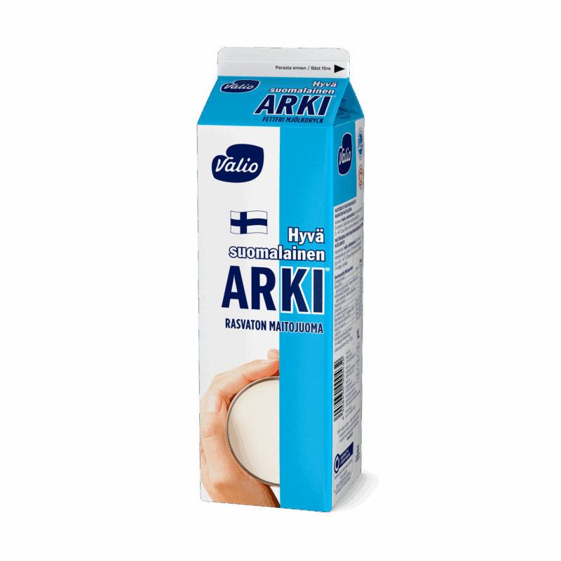 Valio Hyvä suomalainen Arki® rasvaton maitojuoma 1 l