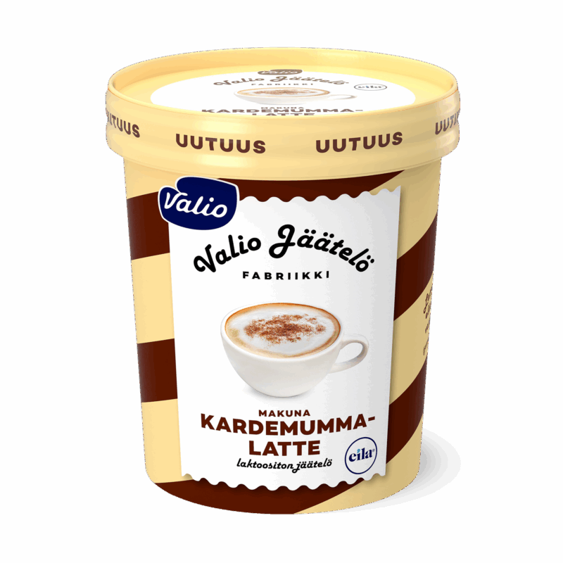 Valio jäätelö kardemumma-latte laktoositon 480 ml