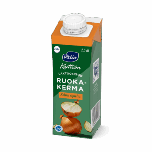 Valio Keittiön ruokakerma kolme sipulia UHT laktoositon 2,5 dl