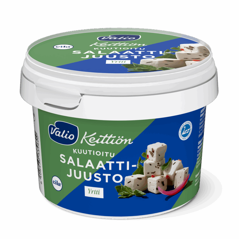 Valio Keittiön salaattijuustokuutiot yrtti laktoositon 160 g