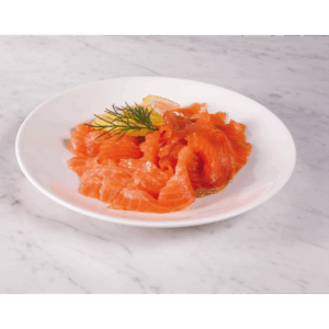 Valio kylmäsavu kirjolohifilee viipaloitu 400-600 g x n. 10 / 5 kg