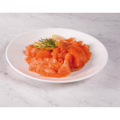 Valio kylmäsavu kirjolohifilee viipaloitu 400-600 g x n. 10 / 5 kg