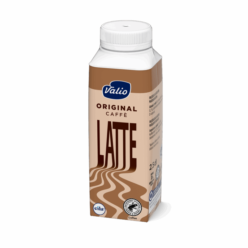 Valio Latte original maitokahvijuoma 2,5 dl laktoositon