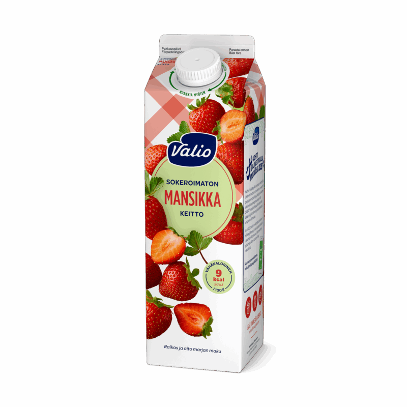 Valio mansikkakeitto 1 kg sokeroimaton