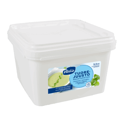 Valio tuorejuusto maustamaton laktoositon 3,5 kg