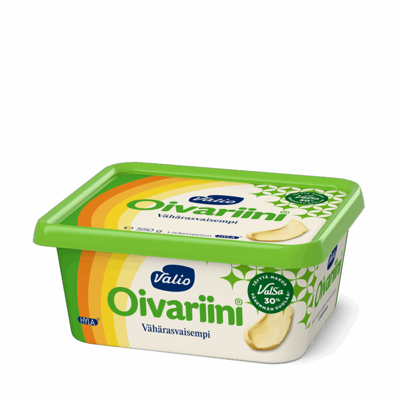 Valio Oivariini® vähärasvaisempi levite ValSa® HYLA® 550 g