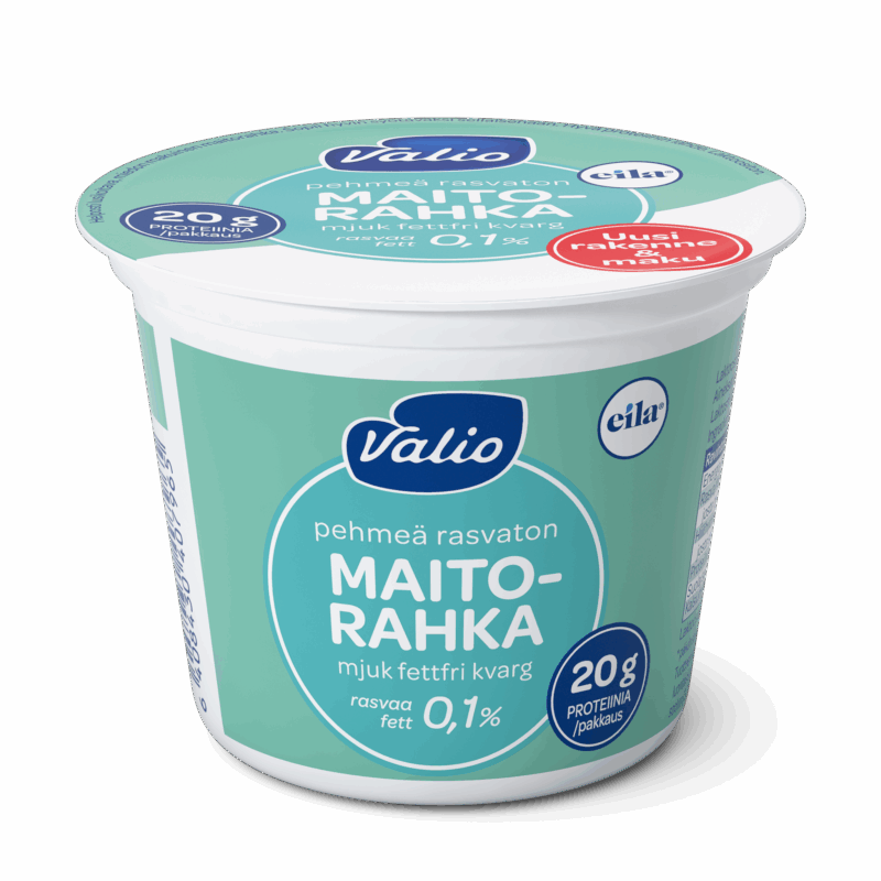 Valio pehmeä maitorahka maustamaton laktoositon 200 g
