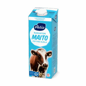 Valio rasvaton maito 1 l laktoositon UHT