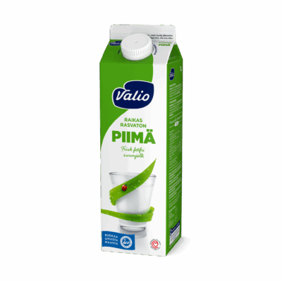 Valio rasvaton piimä 1 l