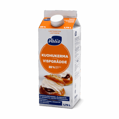 Valio suurtalous kuohukerma laktoositon 1,75 l