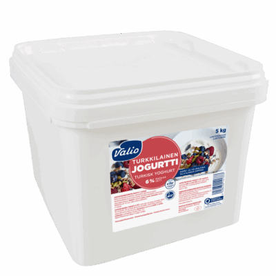 Valio turkkilainen ruokajogurtti 6% laktoositon 5 kg
