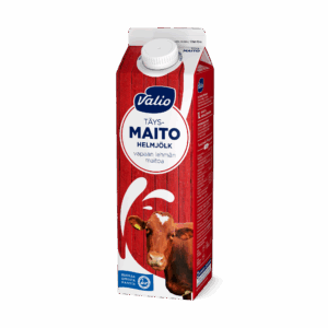 Valio vapaan lehmän täysmaito 1 l