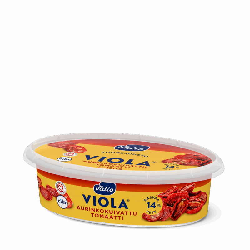 Valio Viola® aurinkokuivattu tomaatti tuorejuusto laktoositon e200 g