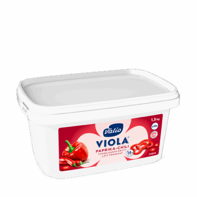 Valio Viola® paprika-chili tuorejuusto laktoositon 1,5 kg