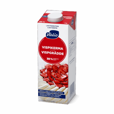 Valio vispikerma UHT laktoositon 1 l