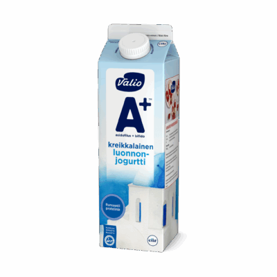 Valio A+™ kreikkalainen luonnonjogurtti maustamaton laktoositon 1 kg