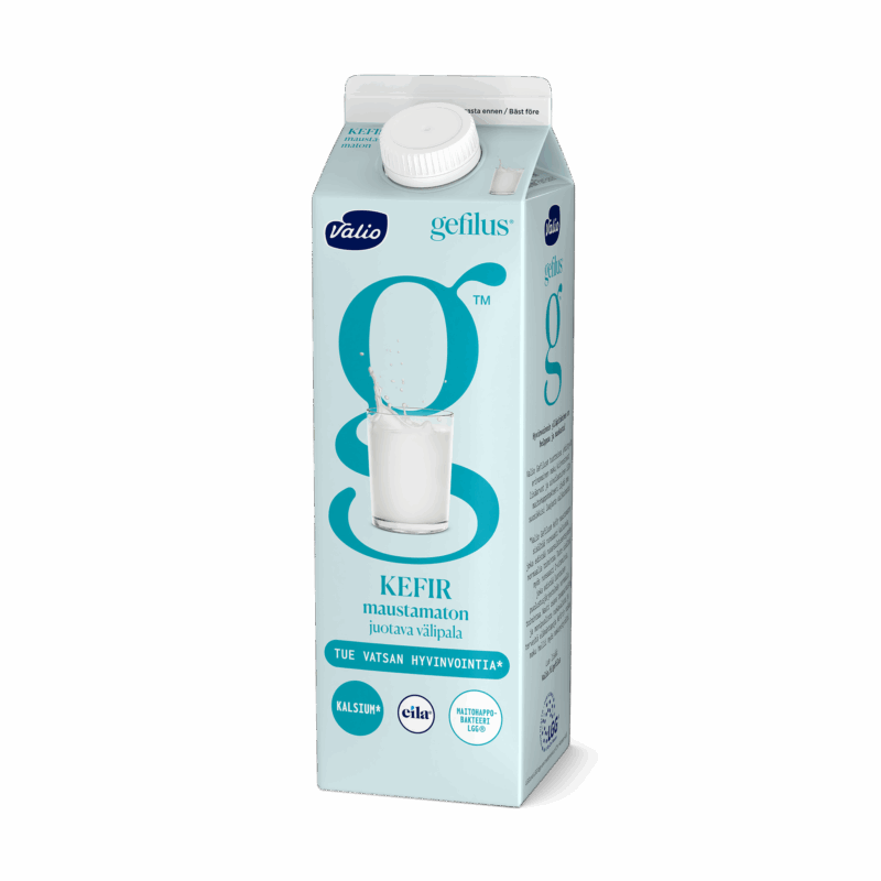 Valio Gefilus® Kefir juotava välipala maustamaton laktoositon 1 kg