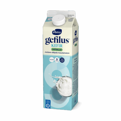 Valio Gefilus® Kefir juotava välipala maustamaton laktoositon 1 kg