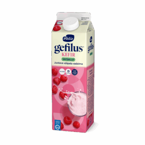 Valio Gefilus® Kefir juotava välipala vadelma laktoositon 1 kg