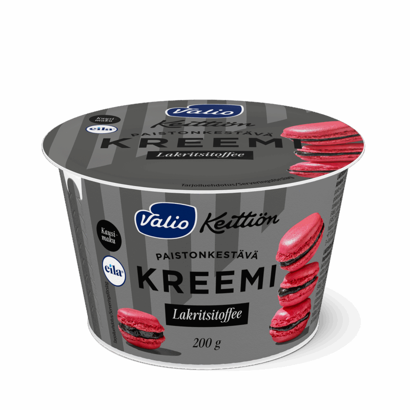 Valio Keittiön lakritsitoffeekreemi laktoositon 200 g