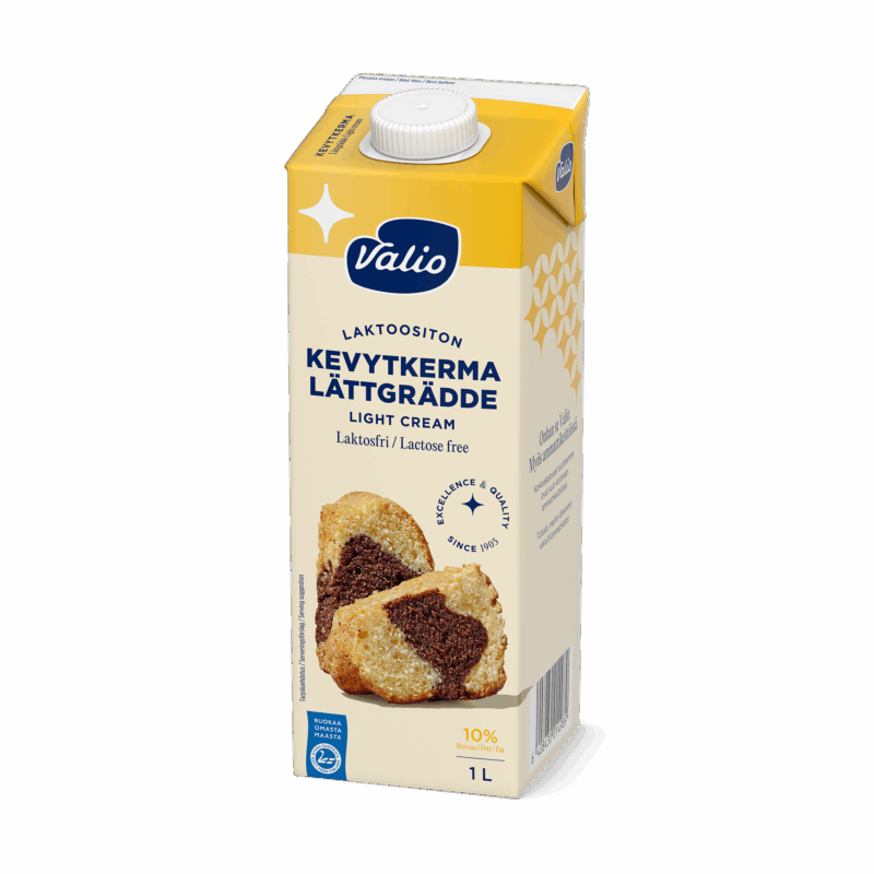 Valio kevytkerma UHT laktoositon 1 l