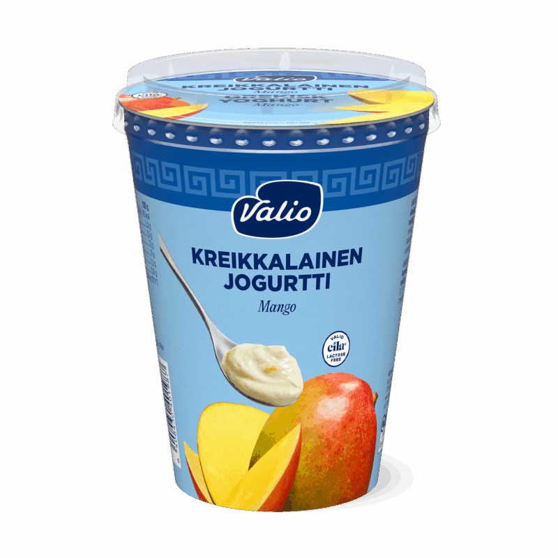 Valio kreikkalainen jogurtti mango laktoositon 400 g