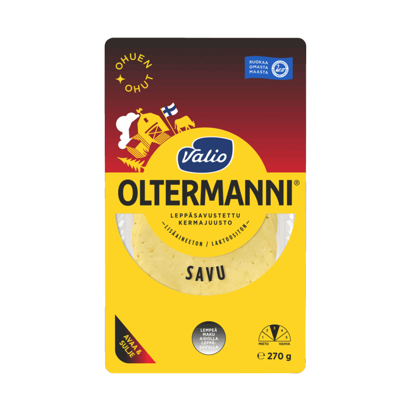 Valio Oltermanni® Savu ohuen ohut kermajuustoviipale e270 g