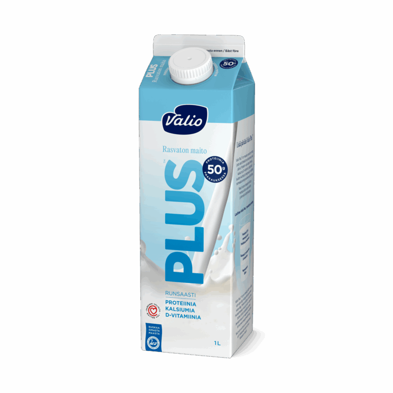 Valio Plus™ rasvaton maito 1 l