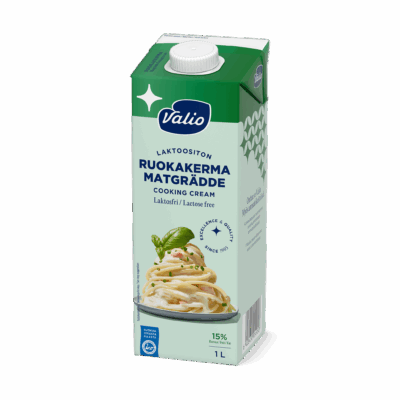 Valio ruokakerma 15 % UHT laktoositon 1 l