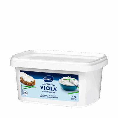Valio Viola® maustamaton tuorejuusto laktoositon 1,5 kg