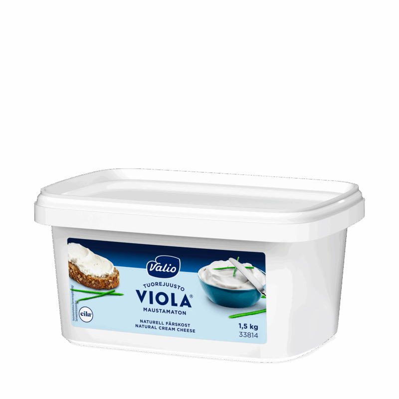 Valio Viola® maustamaton tuorejuusto laktoositon 1,5 kg