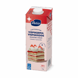 Valio vispikerma UHT laktoositon 1 l