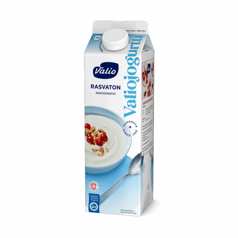 Valiojogurtti® maustamaton rasvaton laktoositon 1 kg