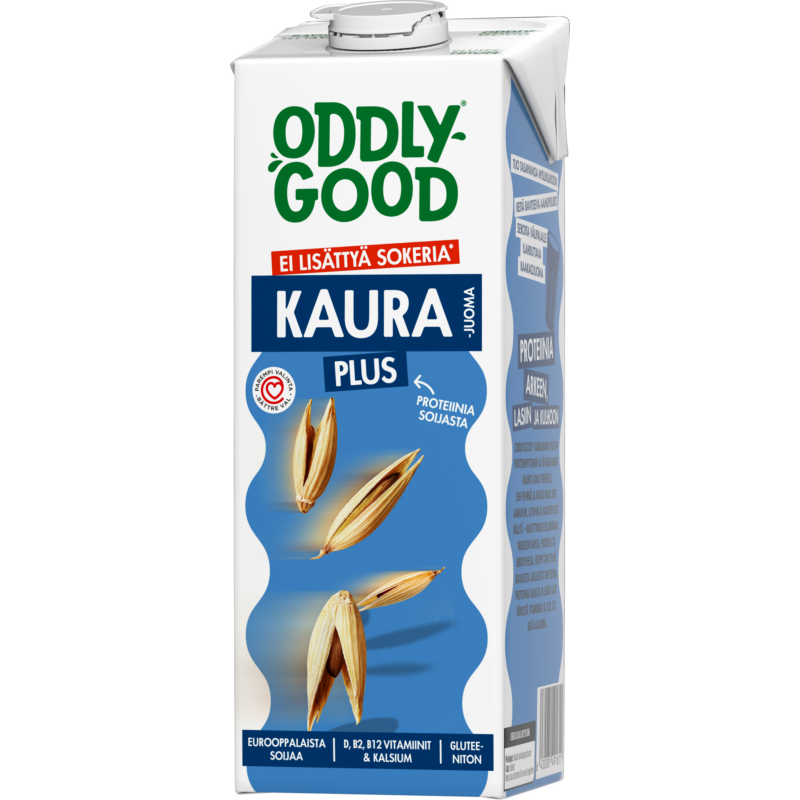 Oddlygood® kaurajuoma Plus 1 l UHT gluteeniton