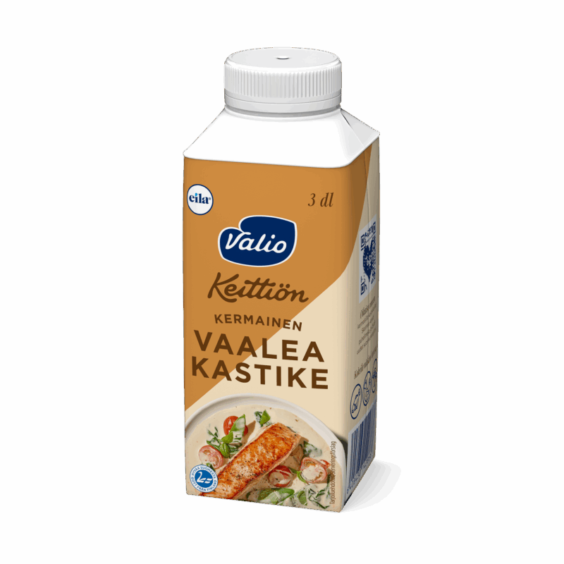 Valio Keittiön kermainen vaalea kastike laktoositon 3 dl