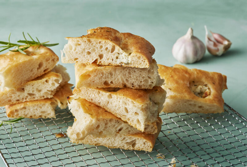 Valkosipuli focaccia