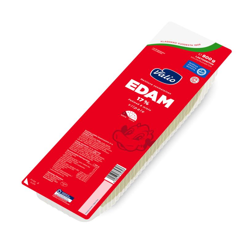 Valio Edam 17 % juustoviipale e800 g