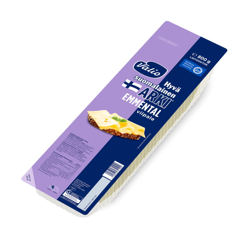 Valio Hyvä suomalainen Arki® emmental juustoviipale e800 g