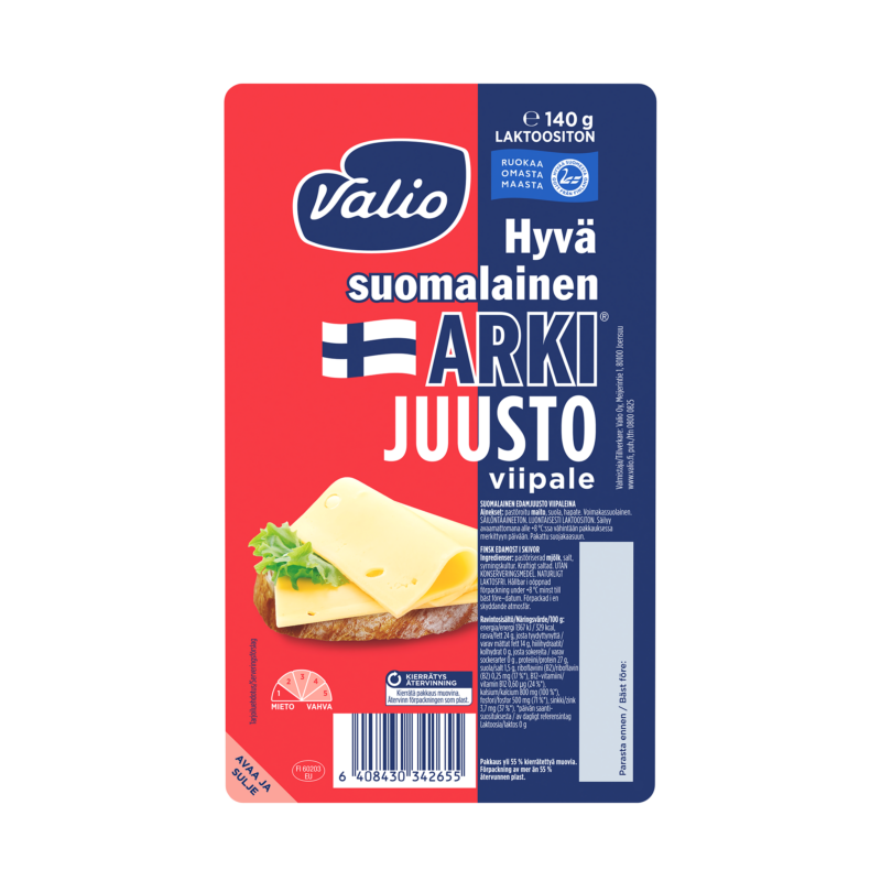 Valio Hyvä suomalainen Arki® juustoviipale e140 g