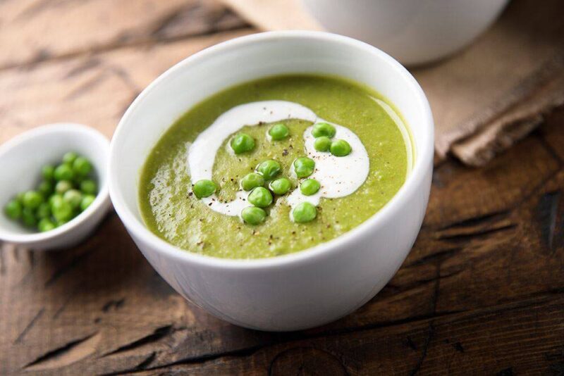 Vegansk grönärtsoppa
