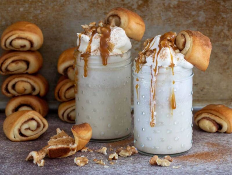 Milkshake med kanelbullesmak