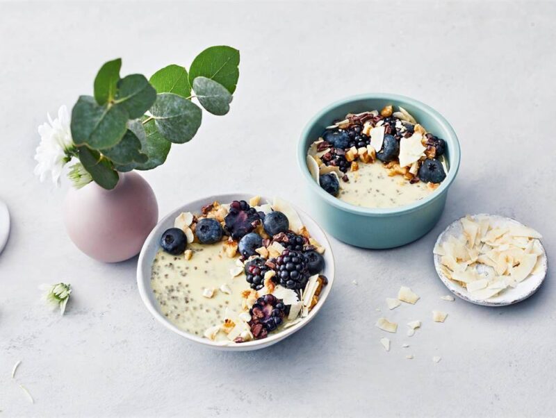 Vegansk chiapudding