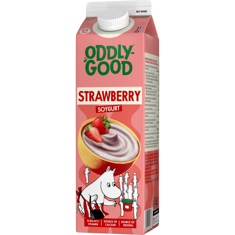 Oddlygood® Soygurt 1 kg jordgubb