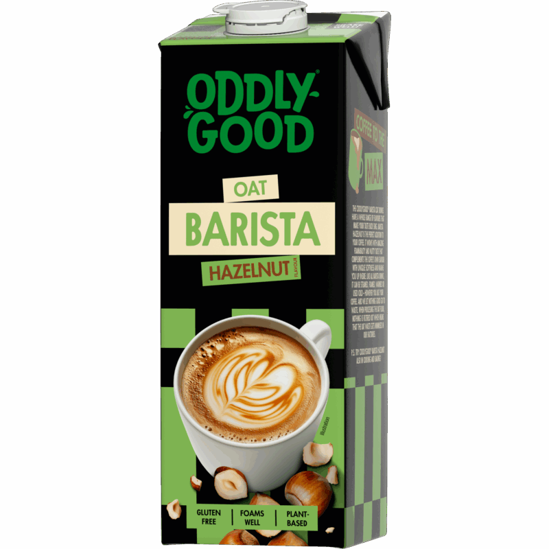 Oddlygood® Barista oat drink 1 L hazelnut UHT gluten free