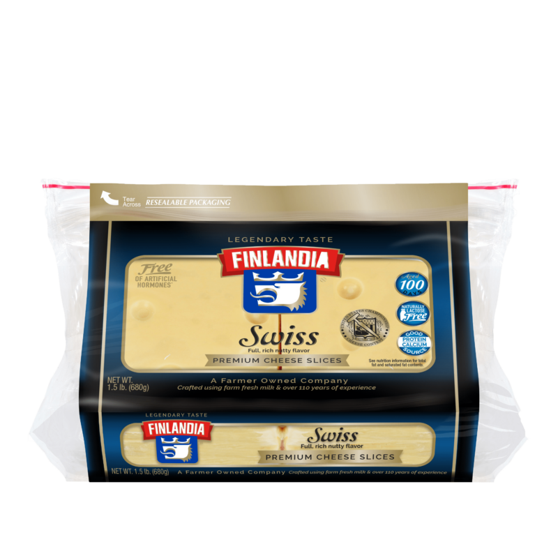 Finlandia Imported Swiss Cheese Sliced Pack