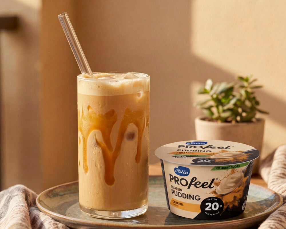 Caramel Iced Protein Latte