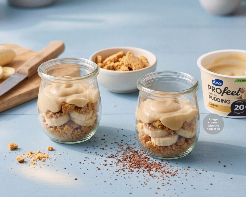 Caramel Banoffee Icebox Jars