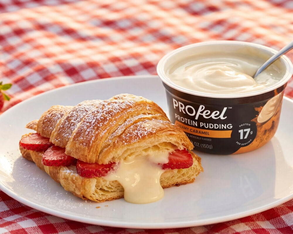 Protein Croissant Dessert Breakfast
