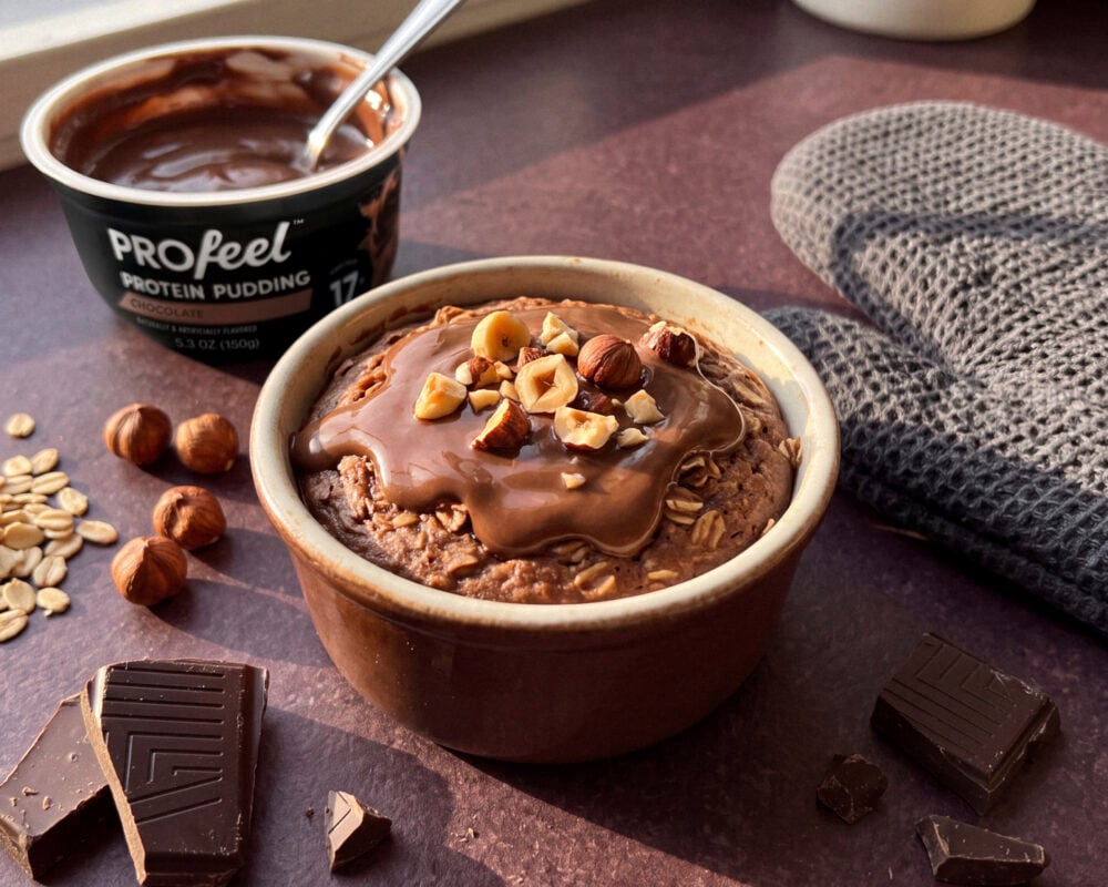 Chocolate Hazelnut Baked Oats