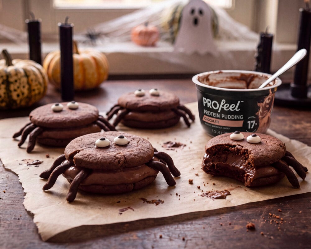 Spider Cookie Sandwiches